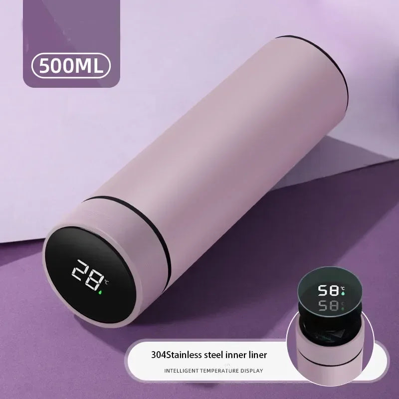Smart Thermos Bottle 500ml with LED Temperature Display